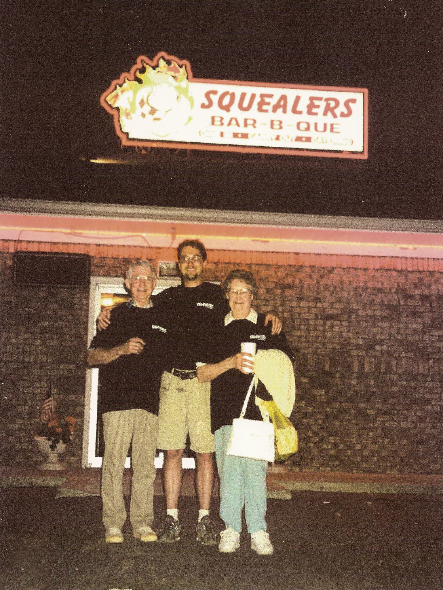 Jeff Yater at Opening of Squealers BBQ